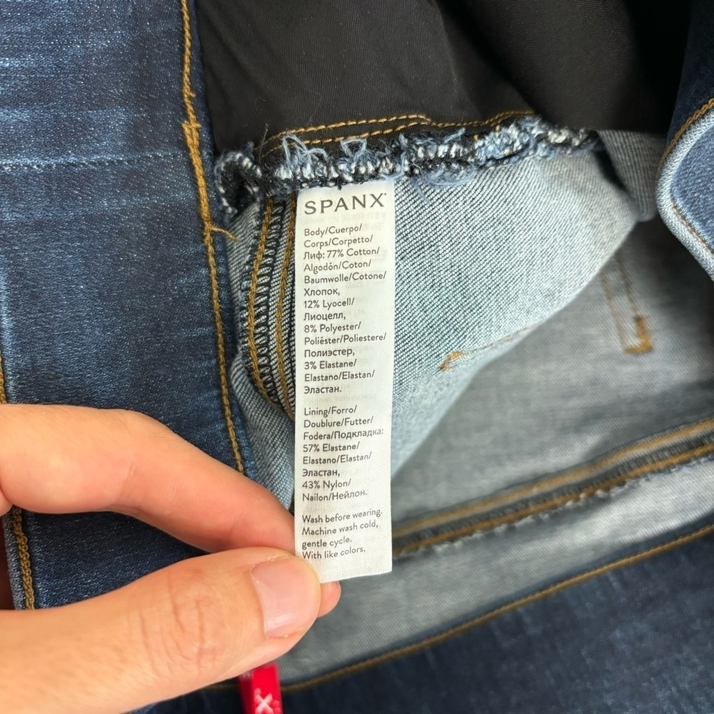 Spanx Distressed Skinny Jeans 20203R Size M - Picture 10 of 14